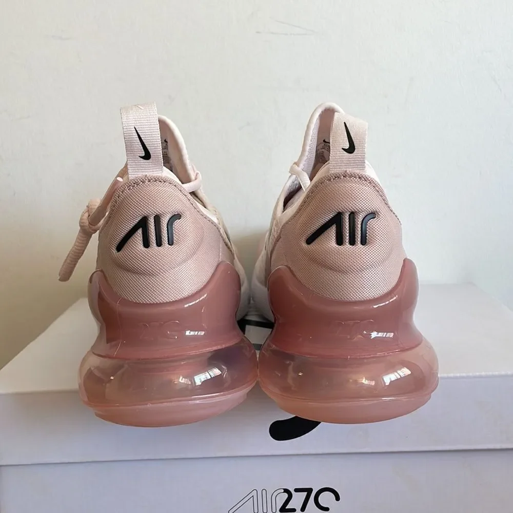 Nike Air Max 270 Light Soft Pink USA Women Size 9.5/UK 7/EU 41(AH6789-604)